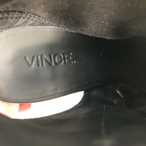 Vince Open Toe Black Booties in size 7.5 - Picture 5 of 8